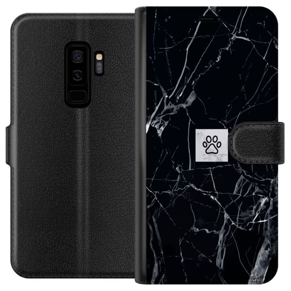 Kompatibelt Lommeboketui til Samsung Galaxy S9+ Marmorkopp