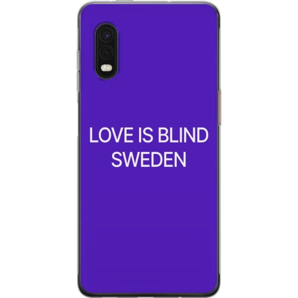 Samsung Galaxy Xcover Pro Genomskinligt Skal Love is Blind