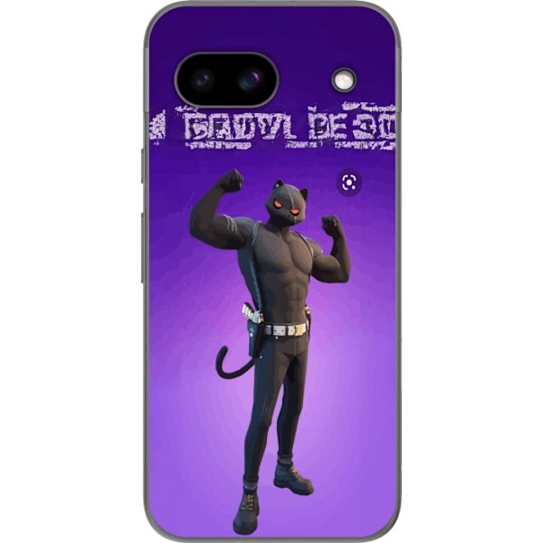 Google Pixel 8a Genomskinligt Skal Fortnite - Meowscles