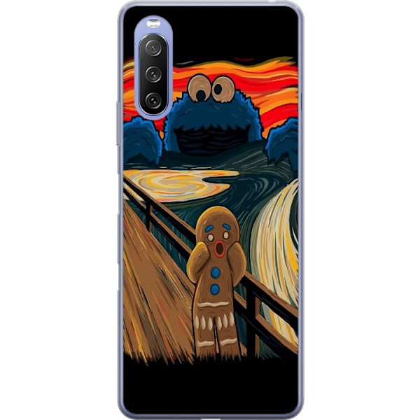Sony Xperia 10 III Lite Gjennomsiktig deksel Kakemonsteret