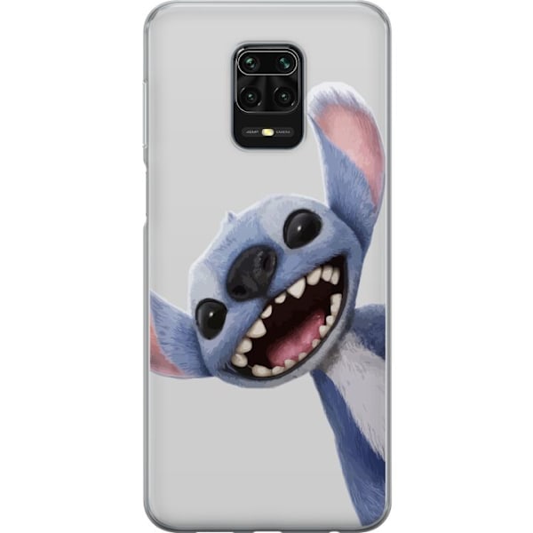 Xiaomi Redmi Note 9S Genomskinligt Skal Stitch i Fart – Kawaii Design för Fans & Barn