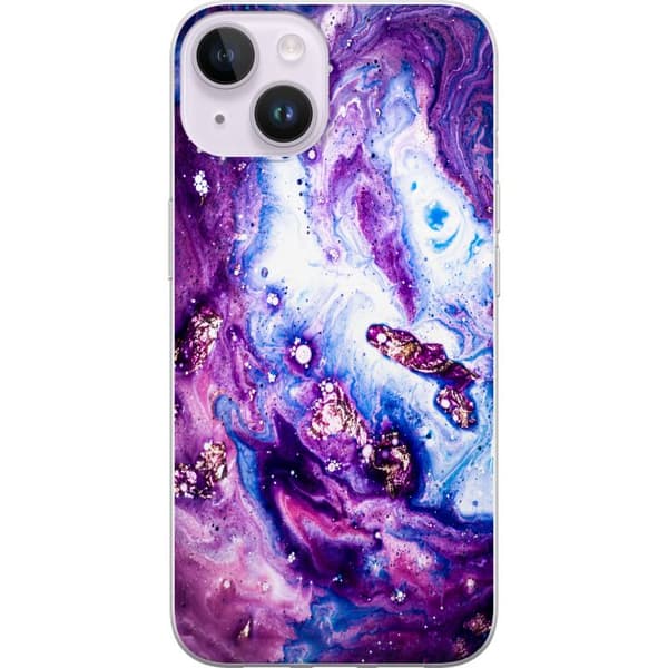Kompatibelt Mobildeksel til Apple iPhone 14 Galaksen Marmor
