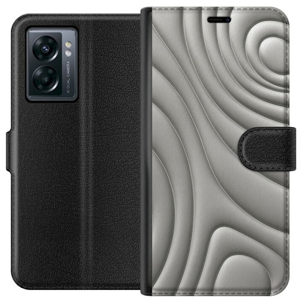 OnePlus Nord N300 Plånboksfodral Silver Waves