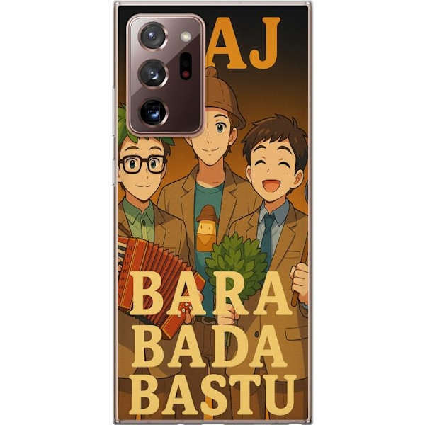 Samsung Galaxy Note20 Ultra Gennemsigtig cover KAJ Bara kun ba