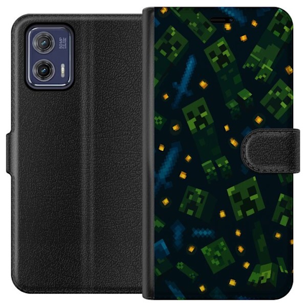 Motorola Moto G73 Tegnebogsetui Minecraft Dungeons Mob