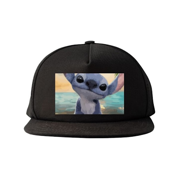 Snapback för Vuxen | Justerbar Keps Stitch Kärleksfull – M svart one size