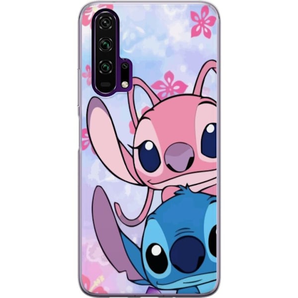 Honor 20 Pro  Läpinäkyvä kuori Stitch & Angel