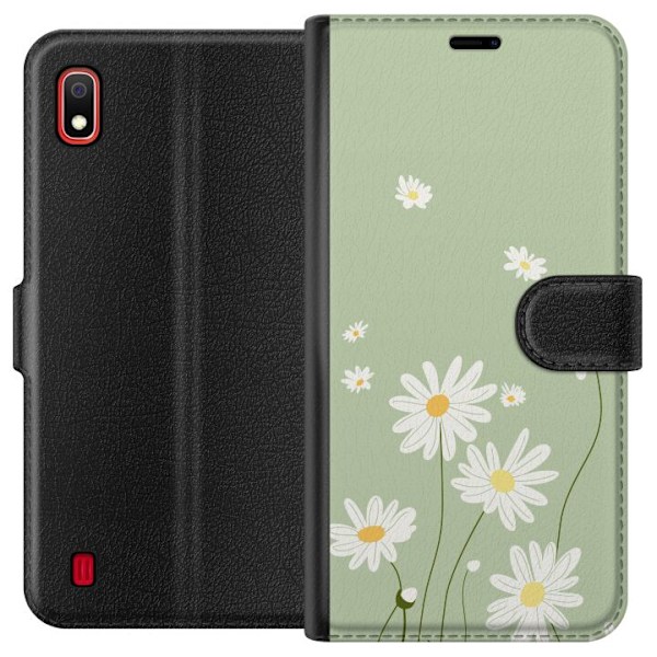 Samsung Galaxy A10 Plånboksfodral Prästkragar – blommigt m