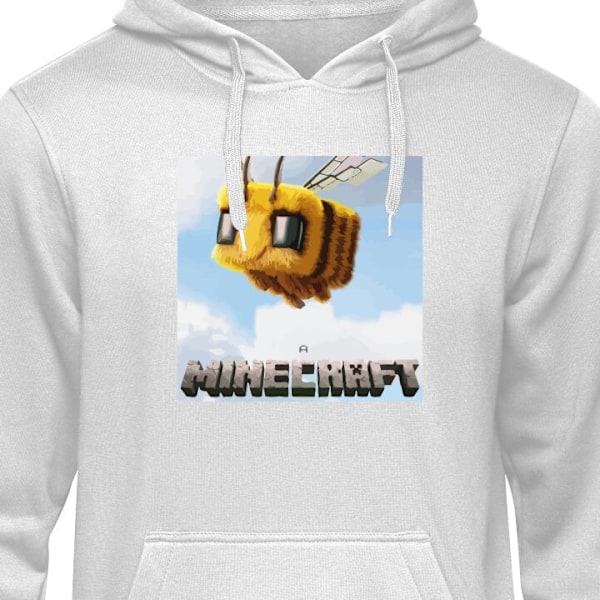Hoodie för Vuxen | Bekväm Huvtröja A Minecraft Movie grå M