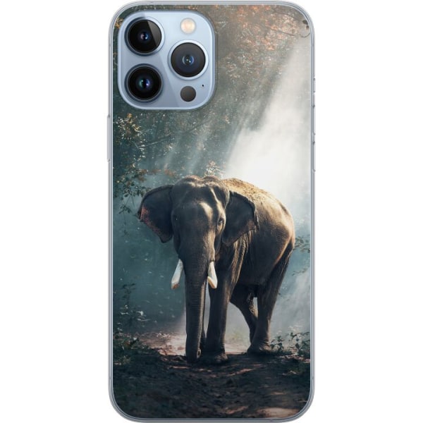 Apple iPhone 13 Pro Max Genomskinligt Skal Elefant