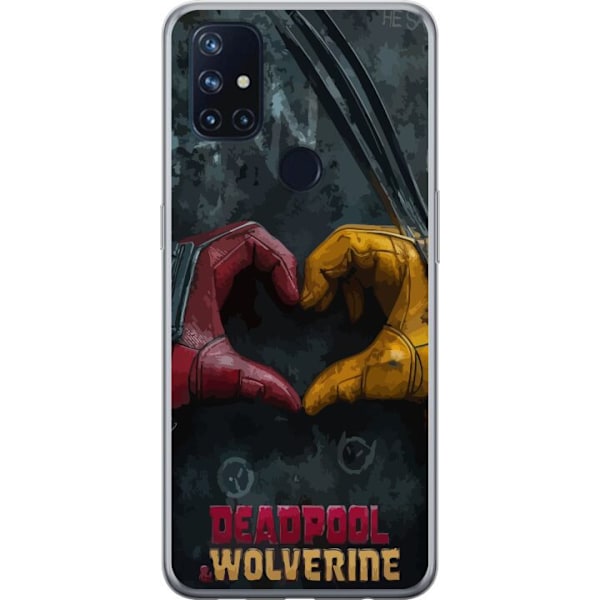 OnePlus Nord N10 5G Läpinäkyvä kuori Wolverine Deadpool