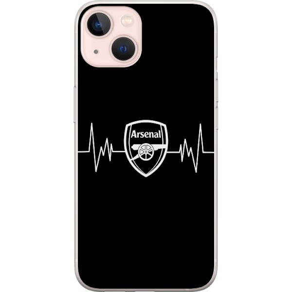 Apple iPhone 13 Läpinäkyvä kuori Arsenal