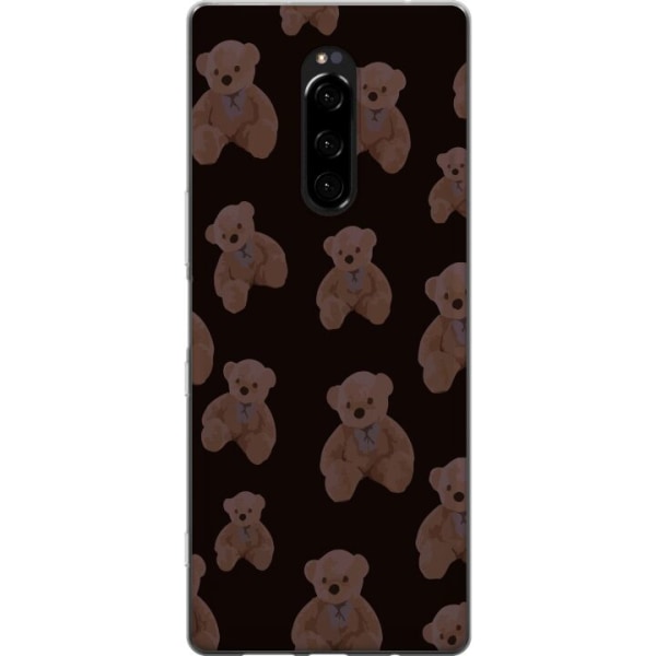Sony Xperia 1 Gennemsigtig cover En bjørn flere bjørne