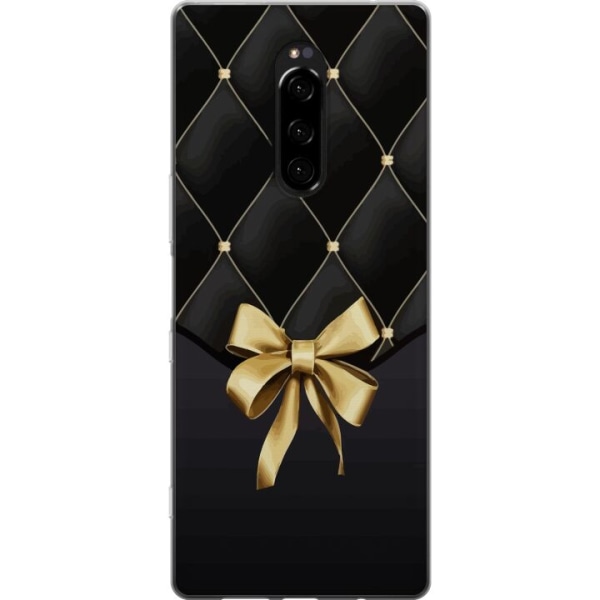 Sony Xperia 1 Genomskinligt Skal Stilfull Rosett