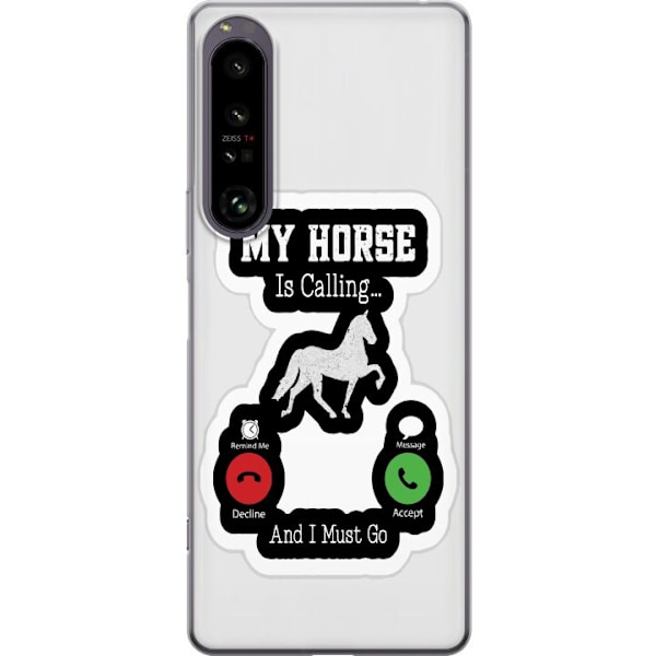 Sony Xperia 1 IV Genomskinligt Skal Born to Ride