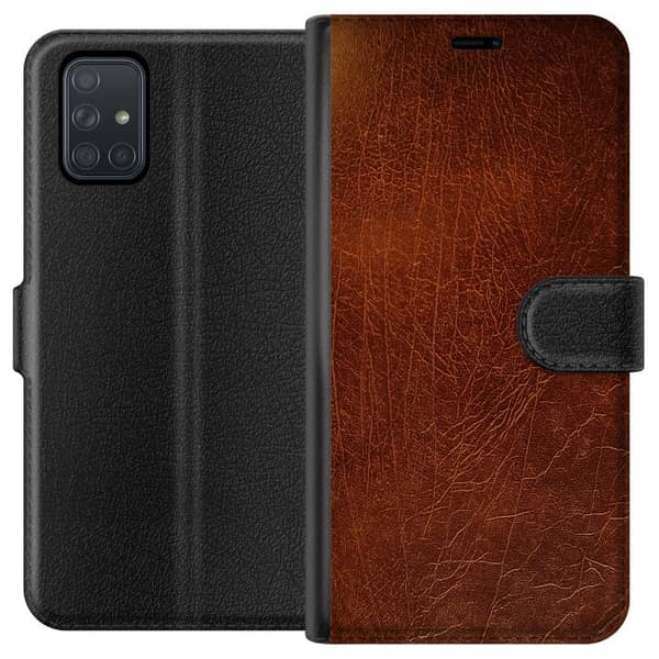 Kompatibelt Plånboksfodral till Samsung Galaxy A71 Leather