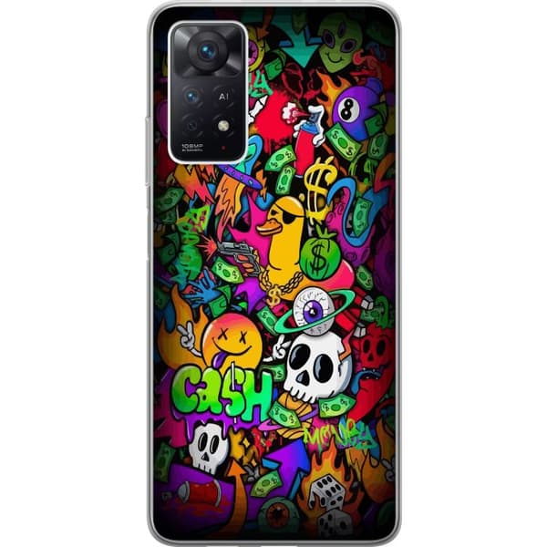 Kompatibelt Mobilskal till Xiaomi Redmi Note 11 Pro 5G Stickers