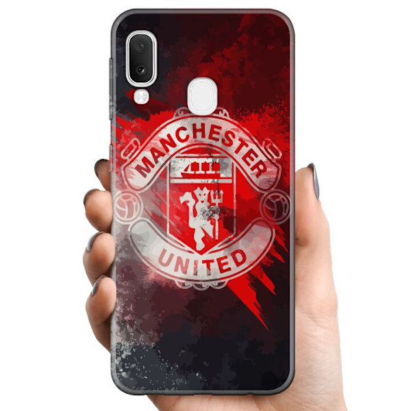 Samsung Galaxy A20e TPU Matkapuhelimen kuori Manchester United FC