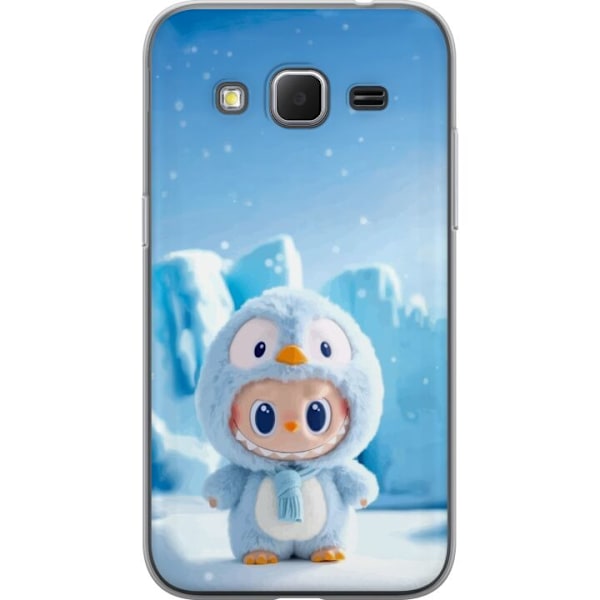 Samsung Galaxy Core Prime Läpinäkyvä kuori musta ritari fortnite