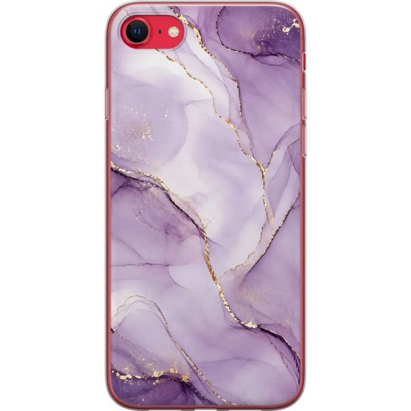 Kompatibelt Mobilskal till Apple iPhone 7 Lilac Gold Flow lila