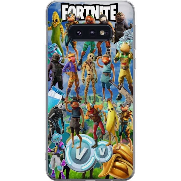 Samsung Galaxy S10e Läpinäkyvä kuori Fortnite