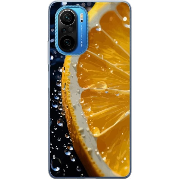 Xiaomi Poco F3 Läpinäkyvä kuori Appelsiini