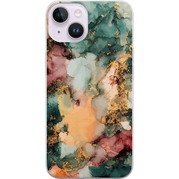Apple iPhone 14 Läpinäkyvä kuori Marmori