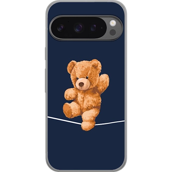 Google Pixel 9 Pro XL Gennemsigtig cover Teddybjørn