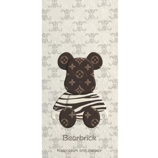 Kompatibelt Lommeboketui til Apple iPhone 13 Pro Bearbrick Design Lekefigur Samlerobjekt