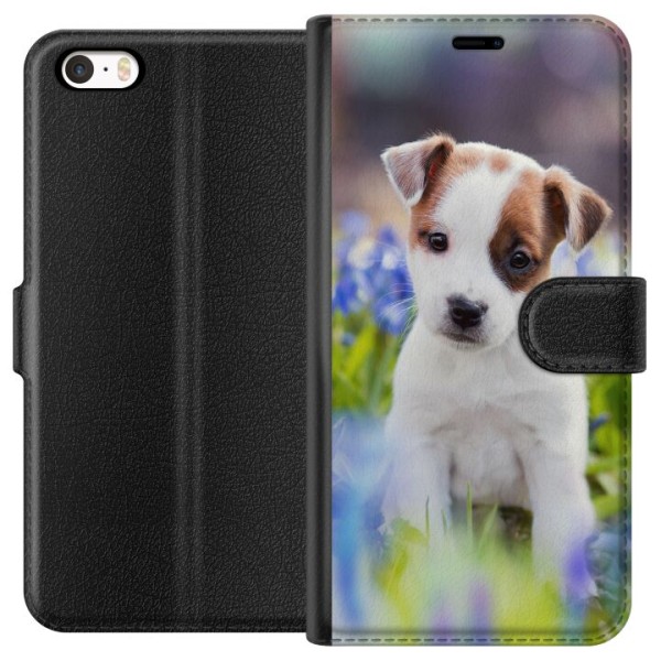 Apple iPhone 5 Plånboksfodral Hund