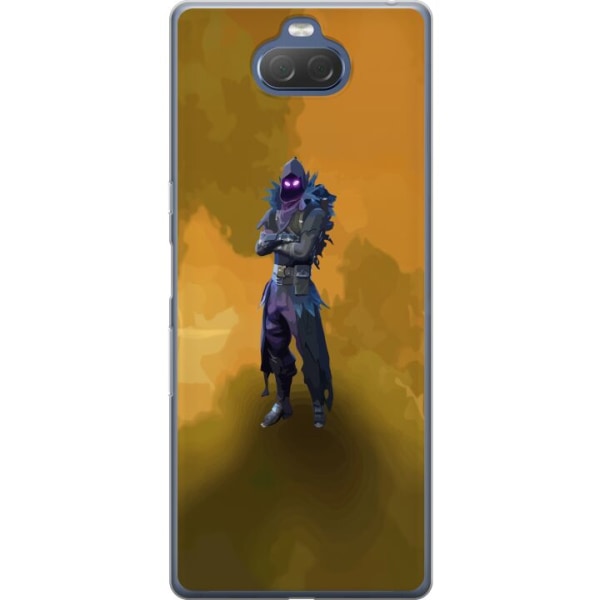 Sony Xperia 10 Gennemsigtig cover Fortnite - Raven