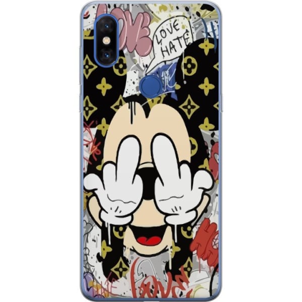 Xiaomi Mi Mix 3 Gennemsigtig cover Mickey Mouse