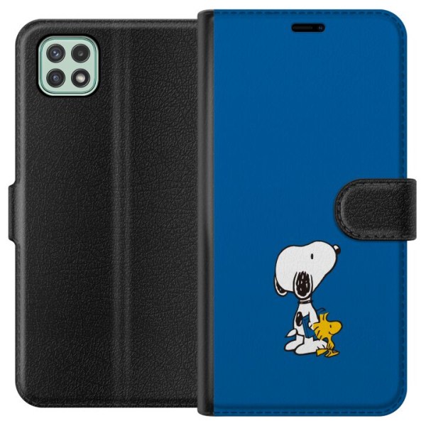 Samsung Galaxy A22 5G Lompakkokotelo Snobben Snoopy