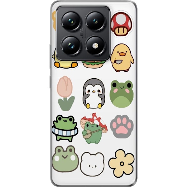Xiaomi 14T Genomskinligt Skal Kawaii Friends – söta figurer i japansk stil