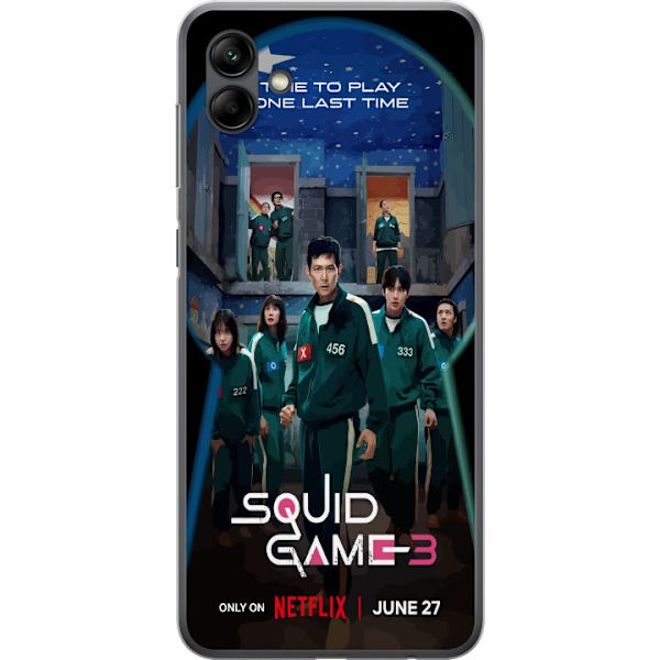 Samsung Galaxy A05 Läpinäkyvä kuori Squid Game Kausi 3 TV-sarjan hahmot Suositut TV-sarja Motiivit Ikoni Jännitys Draama Aasialainen suunnittelu T