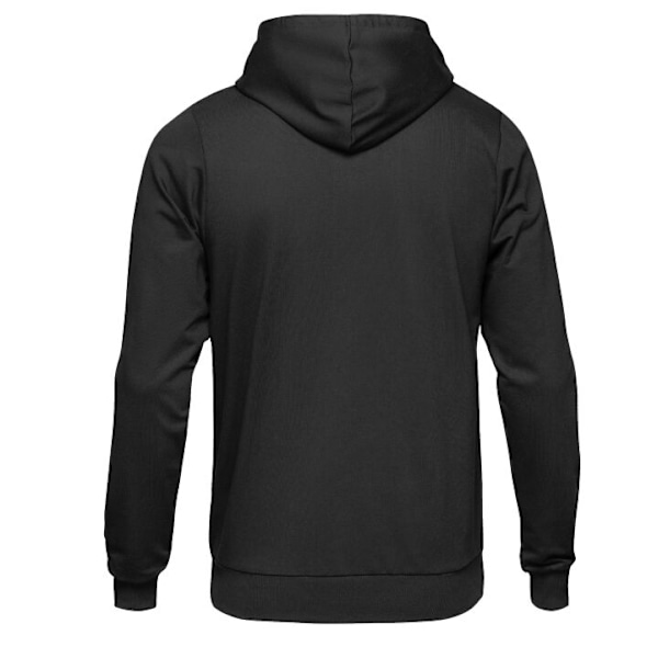 Hoodie för Vuxen | Bekväm Huvtröja Borås – fotboll svart L