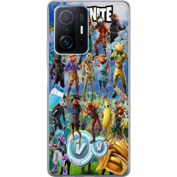 Xiaomi 11T Gennemsigtig cover Fortnite