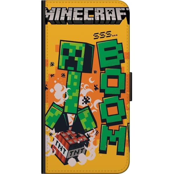 Kompatibelt Lommeboketui til Samsung Galaxy A20s Minecraft Boom