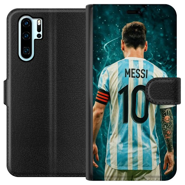 Huawei P30 Pro Tegnebogsetui Messi