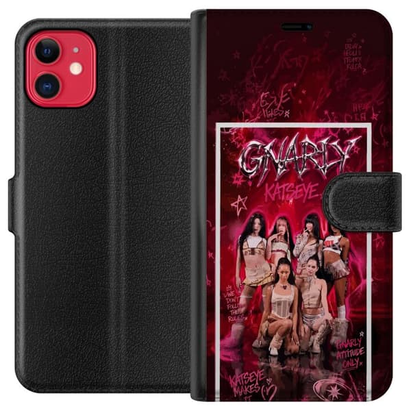 Kompatibelt Lommeboketui til Apple iPhone 11 KATSEYE rosa