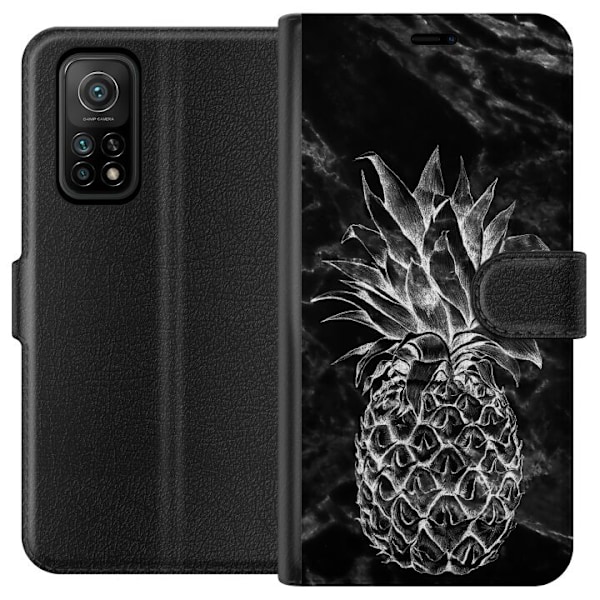 Xiaomi Mi 10T Pro 5G Plånboksfodral Marmor Ananas