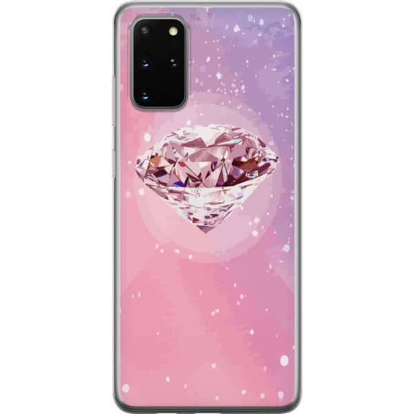 Samsung Galaxy S20+ Gennemsigtig cover Glitter Diamant