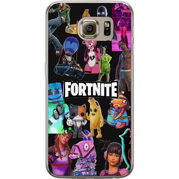 Samsung Galaxy S6 Gennemsigtig cover Fortnite