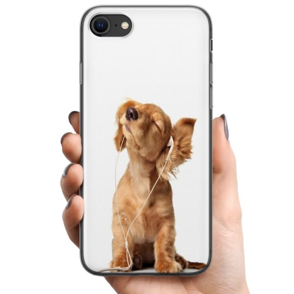 Apple iPhone 7 TPU Mobilcover Hund