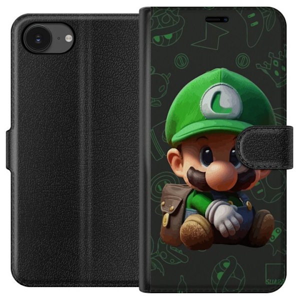 Apple iPhone 16e Lommeboketui Baby Luigi