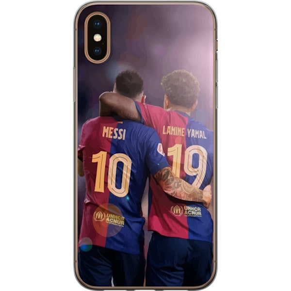 Apple iPhone XS Gennemsigtig cover Lamine Yamal Messi