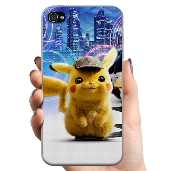 Apple iPhone 4s TPU Mobilskal Detective Pikachu - Pikachu