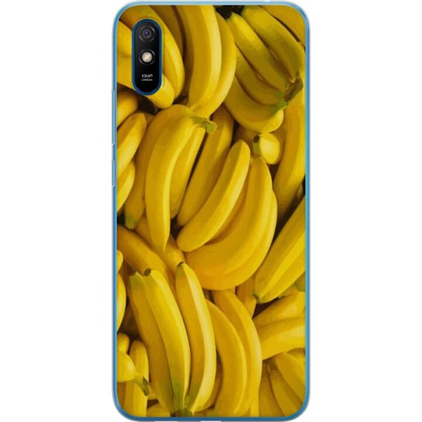 Xiaomi Redmi 9AT Genomskinligt Skal Banana Pattern – lekfull