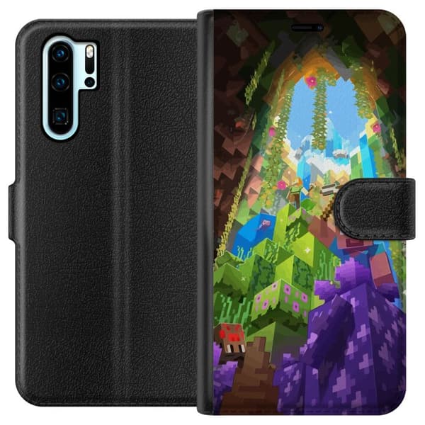 Kompatibelt Lommeboketui til Huawei P30 Pro Minecraft