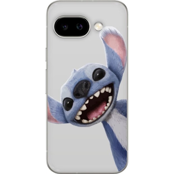 Google Pixel 9a Läpinäkyvä kuori Stitch liikkeessä - Kawai